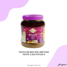 Cargar imagen en el visor de la galería, Buy Patak&#39;s Biryani Paste 2.3kg - Perfect for authentic, flavorful biryanis. Enhance your cooking with rich spices. Ideal for chicken, vegetable, and pilaf dishes. Available at Desi Gourmet.