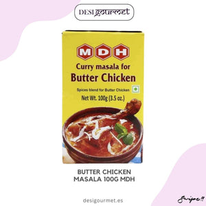 Butter Chicken Masala 100G MDH: "Indulge in rich, authentic Butter Chicken with MDH Butter Chicken Masala. Perfectly balanced spices for a delicious culinary experience."