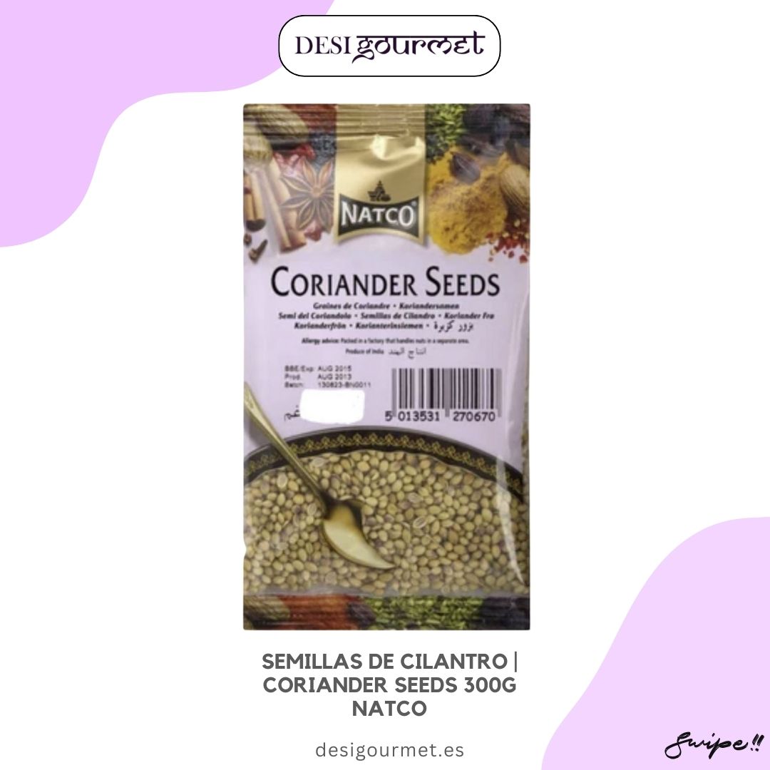 Meta Description: "Discover the rich aroma of Natco's Coriander Seeds. Perfect for enhancing your culinary creations with authentic flavor. Available in 300g packs."