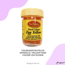 Cargar imagen en el visor de la galería, Libera la Vitalidad de la Auténtica Cocina India  Dale a tus horneados el colorido del colorante de alimentos amarillo de Schani para pasteles que luzcan tan alegres como su sabor. Un ingrediente esencial para crear postres llamativos que se destaquen. Ideal para fiestas temáticas, ocasiones especiales o para agregar un toque de color a los antojos diarios.