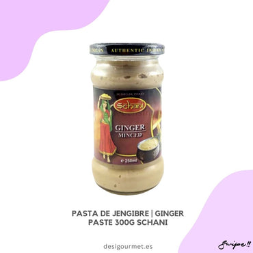 Meta Description: "Discover the authentic taste of India with Schani's Ginger Paste. This 300g jar is packed with freshly minced ginger, offering a convenient way to add a spicy and aromatic twist to your cooking. Perfect for marinating, sautéing, and enriching your dishes with the warm, invigorating flavor of real ginger."