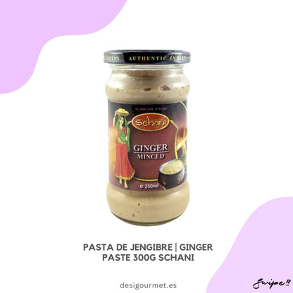 Meta Description: "Discover the authentic taste of India with Schani's Ginger Paste. This 300g jar is packed with freshly minced ginger, offering a convenient way to add a spicy and aromatic twist to your cooking. Perfect for marinating, sautéing, and enriching your dishes with the warm, invigorating flavor of real ginger."