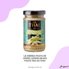 Cargar imagen en el visor de la galería, Title: La Hierba Pasta de Limón | Lemon Grass Paste 110g So Thai  Description: Descubre la versatilidad de la Pasta de Limoncillo So Thai de 110g. Perfecta para enriquecer tus recetas con un toque aromático inigualable. Ideal para curry, sopas, y más.