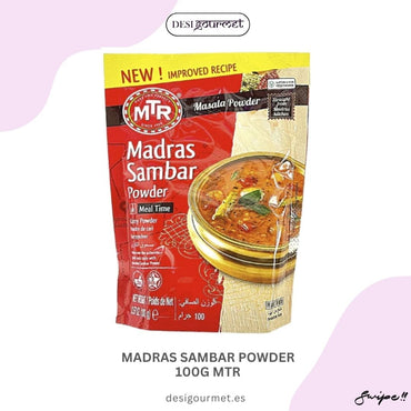 Madras Rasam Powder 100G MTR  Discover the authentic taste of South India with MTR's Madras Rasam Powder. Perfect for a tangy and aromatic rasam.