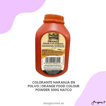 Enhance your culinary creations with Natco Orange Food Colour Powder. This 500g jar provides vibrant orange coloring for your dishes without altering the flavor. Perfect for adding a pop of color to your recipes and making your meals visually appealing.