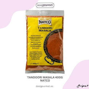 Tandoori Masala 400G Natco  "Enhance your dishes with Natco Tandoori Masala. Perfect for marinating meat, poultry, and fish, adding rich, aromatic flavors. Ideal for traditional tandoori cooking. 400G pack."