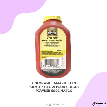 Enhance your culinary creations with Natco Yellow Food Colour Powder. This 500g jar provides vibrant yellow coloring for your dishes without altering the flavor. Perfect for adding a pop of color to your recipes and making your meals visually appealing.