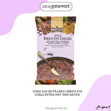 Cargar imagen en el visor de la galería, Meta Description: Elevate your culinary creations with Bird&#39;s Eye Chilli Extra Hot 150g by Natco. These potent chillies are perfect for infusing your dishes with a bold, spicy flavor. Get the best quality chilli for your kitchen from Desi Gourmet!