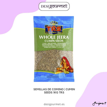"Cumin Seeds 1kg TRS: High-quality cumin seeds for your culinary needs. Enhance flavors with this aromatic spice. desigourmet.es"