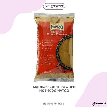 Madras Curry Powder Hot 400G Natco Image: Description: MADRAS CURRY POWDER HOT 400G NATCO desigourmet.es Swipe!!