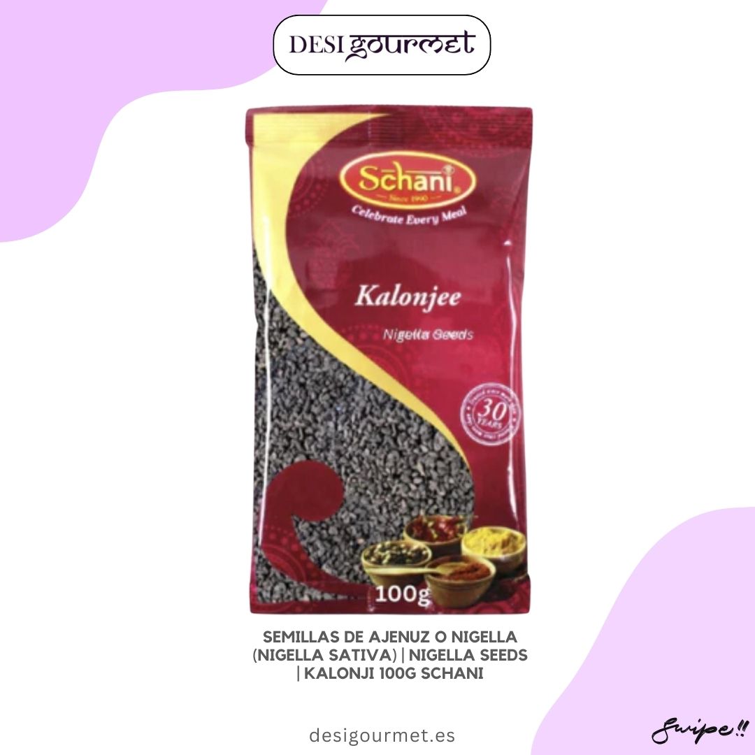 "Descubre el audaz sabor de las semillas de nigella o kalonji, perfectas para agregar un toque especial a tus platos favoritos. ¡Pruébalas hoy mismo!"
