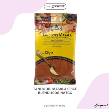 Tandoori Masala Spice Blend 100g Natco: "Elevate your BBQ dishes with Natco Tandoori Masala Spice Blend. Perfect for grilling, this blend adds rich flavor and vibrant color to your meats and vegetables. #TandooriMasala"