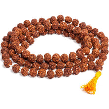 Load image into Gallery viewer, Rudraksha Mala 2.5 (with length of appr.18 to 20inches or ~49cm)