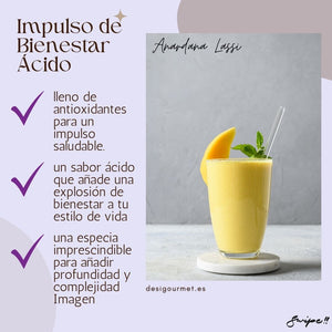 "Boost your wellness with antioxidant-rich Anardana Lassi. Enjoy a tangy taste that adds depth to your lifestyle. A must-have spice for added flavor complexity. #HealthyLiving"