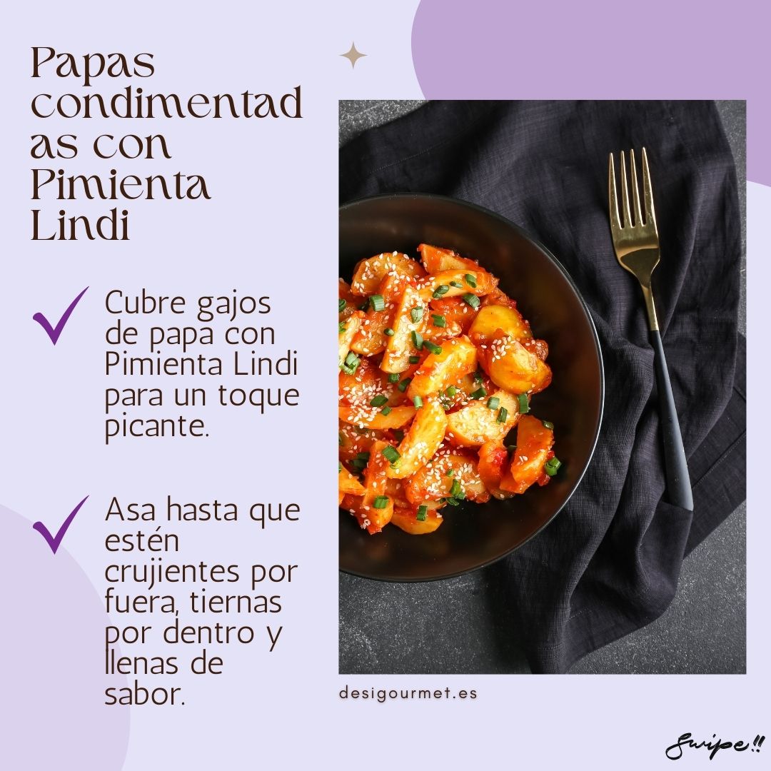 Spice up your potatoes with Lindi Pepper! Roast until crispy for a flavorful side dish. Perfectly seasoned and delicious. Try this recipe today!