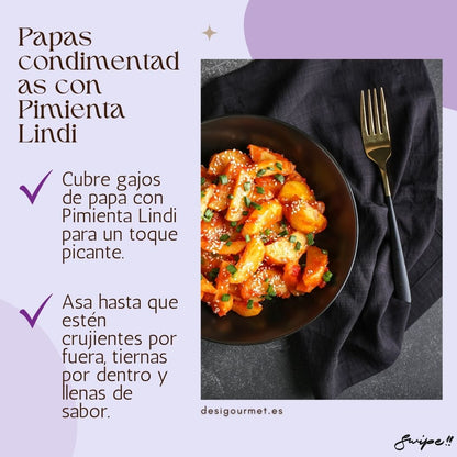 Spice up your potatoes with Lindi Pepper! Roast until crispy for a flavorful side dish. Perfectly seasoned and delicious. Try this recipe today!
