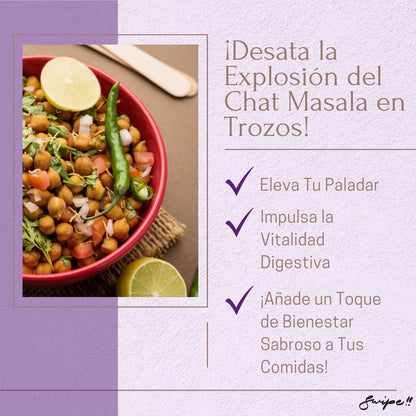 ¡Desata la Explosión del Chat Masala en Trozos!  Meta Description: "Boost your palate with Chunky Chat Masala! Elevate digestion and wellness in your meals with this flavorful blend. desigourmet.es"