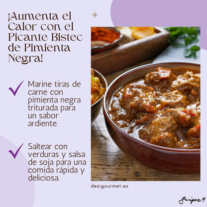 Meta Description: "Elevate your meals with the fiery taste of black pepper marinated steak. Sauté with vegetables and soy sauce for a quick, delicious dish. Perfect for spice lovers."