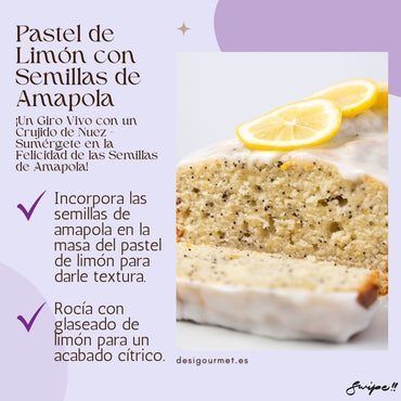 Enjoy the delightful crunch of poppy seeds in this lemon cake. The citrusy glaze adds a refreshing finish, making it a perfect treat for any occasion.