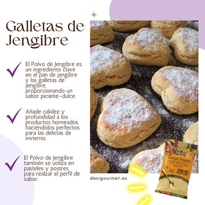 Ginger Powder in cookies adds spicy-sweet flavor, warmth to baked goods, perfect for winter.