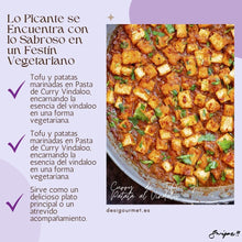 Cargar imagen en el visor de la galería, Lo Picante se encuentra con lo Sabroso en un Festín Vegetariano: &quot;Transform your vegetarian meals into fiery feasts with Patak&#39;s Vindaloo Curry Paste. This dish marries tofu and potatoes in a spicy vindaloo sauce, perfect for those who crave a hearty, flavorful kick.&quot;