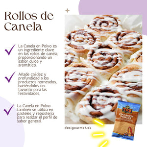 Cinnamon Powder in rolls adds sweet, aromatic flavor, perfect for festive baked goods.