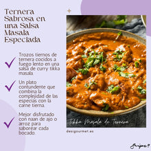 Cargar imagen en el visor de la galería, &quot;Indulge in the deep flavors of Patak&#39;s Tikka Masala Curry Paste with our tender beef in spicy masala sauce. This dish blends complex spices with succulent meat, best enjoyed with garlic naan or basmati rice to soak up the rich sauce.&quot;