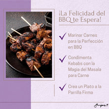 Cargar imagen en el visor de la galería, ¡La Felicidad del BBQ te Espera!: Marina carnes a la perfección en BBQ, condimenta kebabs y crea platos a la parrilla firmes con Masala para Carne de MDH. 🍢🔥