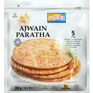 Pan Indio con semillas de Carom / Ajwain | Ajwain Paratha (Frozen) 350g/5pcs.Ashoka