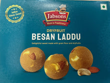 Load image into Gallery viewer, Bolas de Harina de Garbanzo (Ladoo) | Besan Ladoo 200g Jabsons