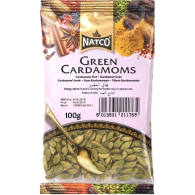 Cardamomo Verde | Green Cardamom 100g Natco