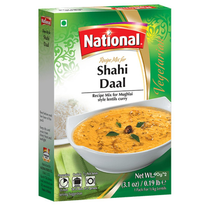 Especias para Curry de Lentejas | Shahi Daal Masala 180g National