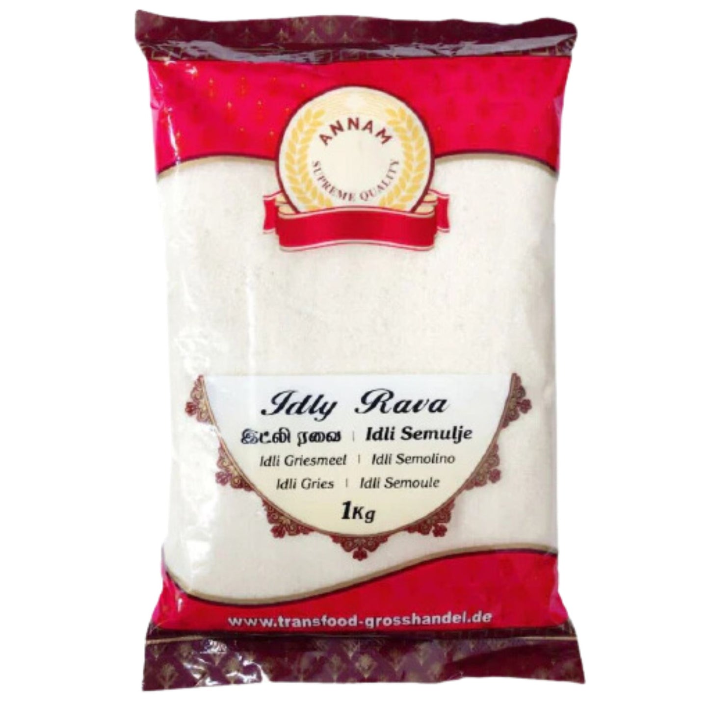 Sémola de arroz (crema de arroz vaporizado) | Idly Rava (Rawa) 1kg Annam