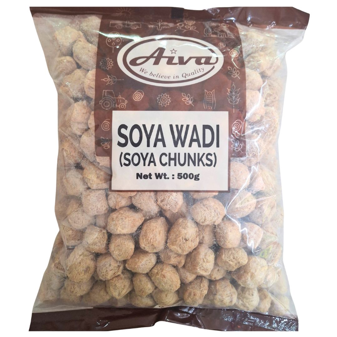 Soja Texturizada extra gruesa | Soya Chunks (Soya Wadi) 500g Aiva