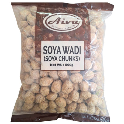 Soja Texturizada extra gruesa | Soya Chunks (Soya Wadi) 500g Aiva