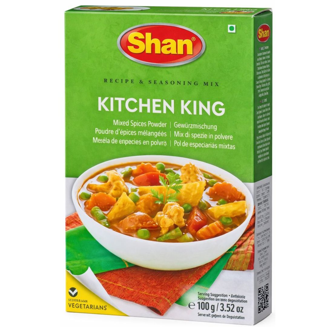 Especias para Guisos de Verduras y Salsas | Kitchen King Masala 100g Shan