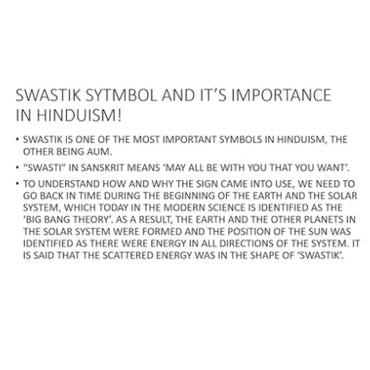 Plastic sticker for decoration | Swastik Sticker Red handcrafted for home decoration