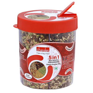 Masticable Digestivo refrescante | Mixed Mouth Freshener | Mukhwas 5 in 1 Tin 230g Chandan