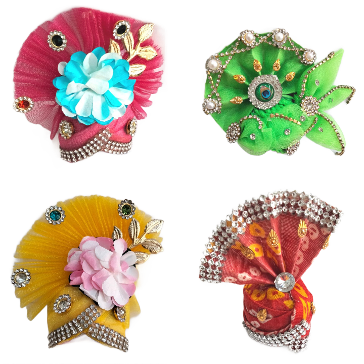Head decoration | Designer Crown for god | Designer Mukut for pooja (size 3)