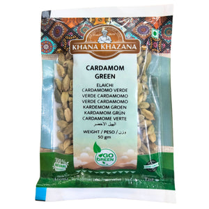 Cardamomo Verde | Green Cardamom 50g Khana Khazana