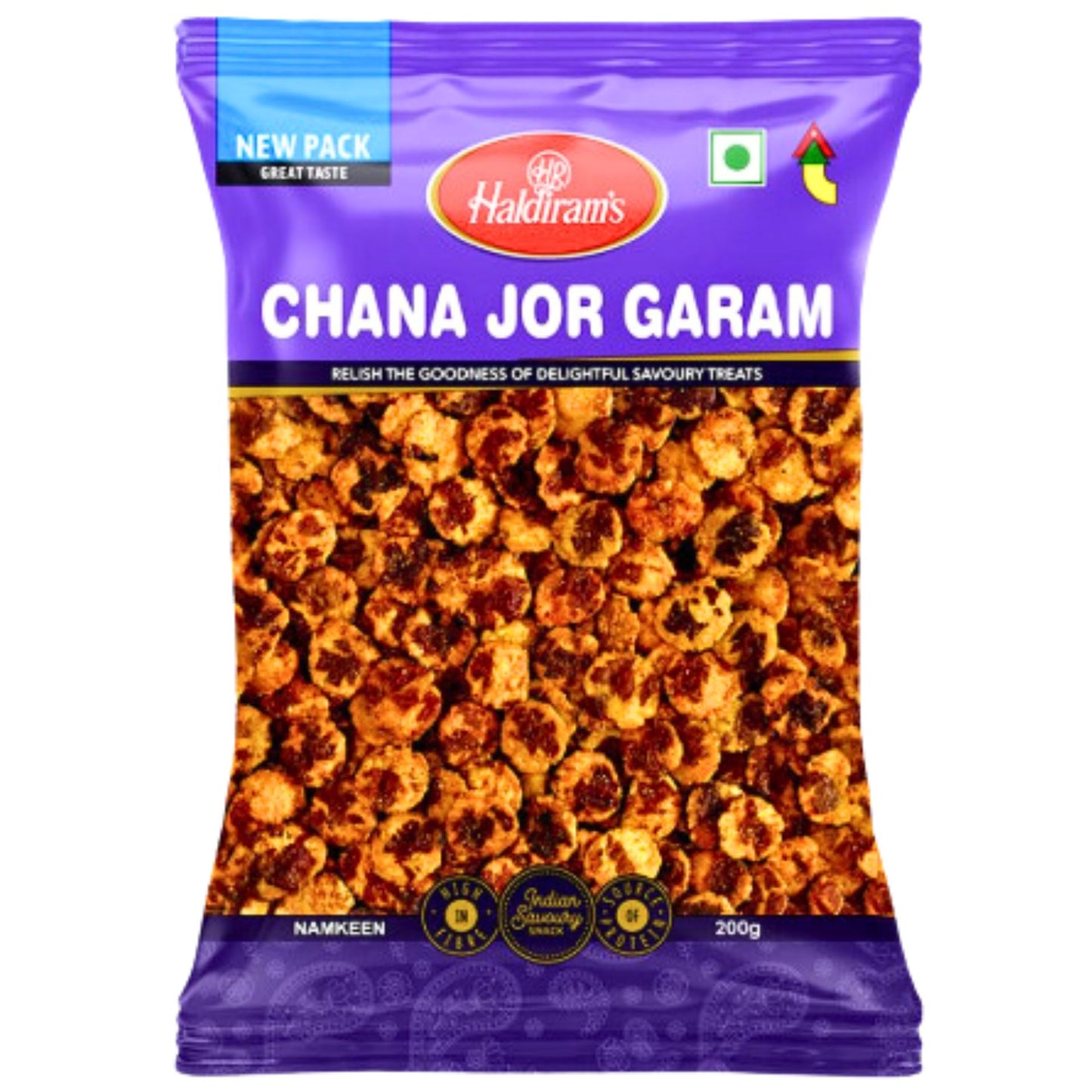 Aperitivos Garbanzos Piccantes | Chana Jor Garam 200g Haldiram