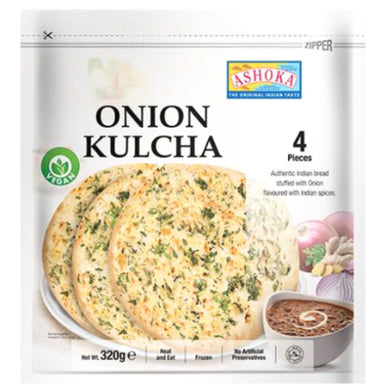 Pan relleno de Cebolla estofada y Especias | Onion Kulcha 320g/4pcs. Ashoka