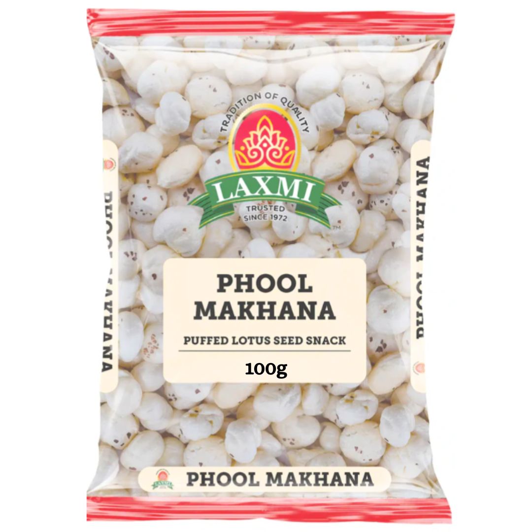 Semillas de Loto infladas | Popped Lotus Seeds | Phool Makhana 100g Lakshmi