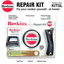 Load image into Gallery viewer, Kit de reparación para Olla | Pressure Cooker Repair Kit (Gasket, Safety Valve, Body Handle, Spanner) Hawkins