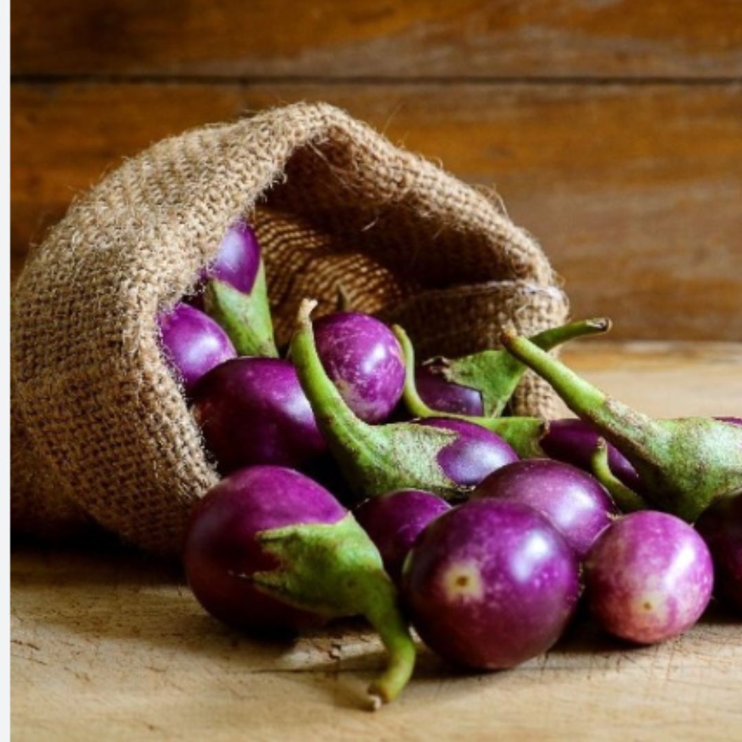 Eggplant | Indian Small (Baingan) Brinjal - 500g