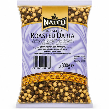 Garbanzo Tostado | Roasted Gram Daria Unsalted 300g Natco