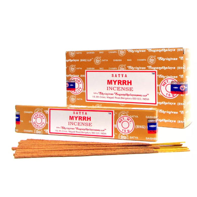 Inciensos | Incense Stick (Masala Agarbatti) 15g Myrrh Satya