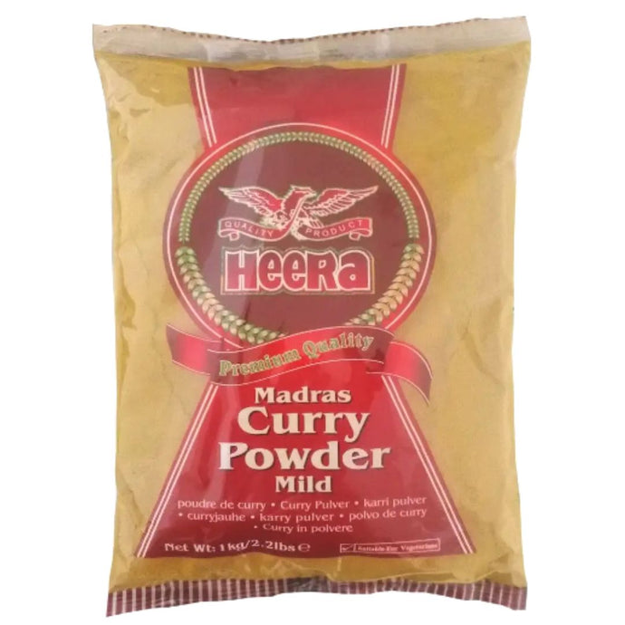 Curry De Madras suave | Madras Curry Powder Mild 1kg Heera
