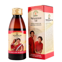 Cargar imagen en el visor de la galería, Aceite de Mahanarayan | Mahanarayan Tail Oil 100ml + Free Honey Bottle 50g Dabur