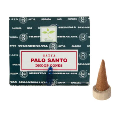 Incienso Cono | Palo Santo Dhoop 10 Cones Satya